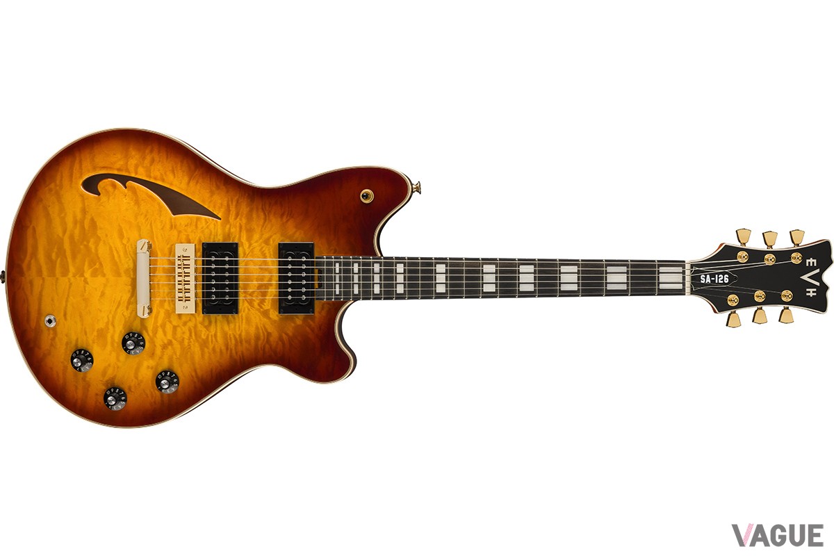 風格漂う“Tobacco Sunburst”の「SA-126 Special, Quilted Maple」。