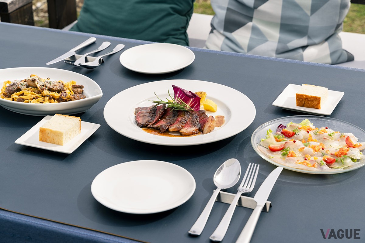 地元出身のシェフが作るオリジナリ料理