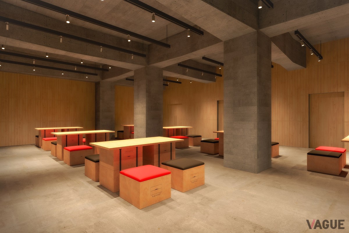 ホテル1Fには地域住民の人も気軽に利用できるイベントスペースが開業予定