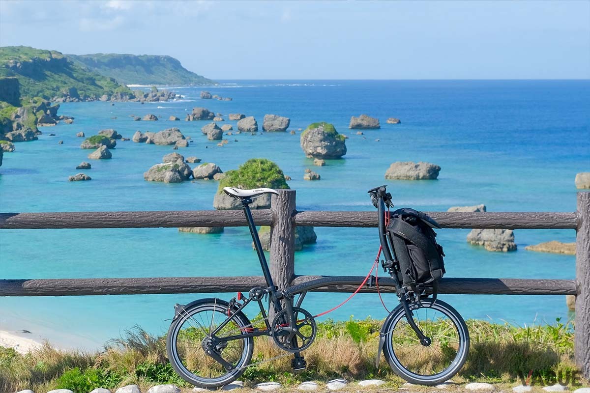 ブロンプトンは旅先で移動の選択肢を増やしてくれます（撮影：山越信幸）