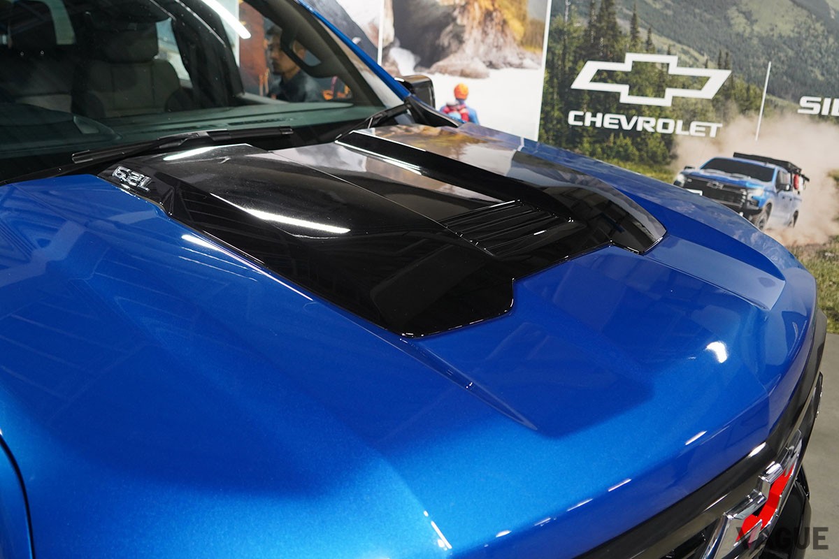 「シボレーファンデイ2024」の会場に参考展示されていたフルサイズピックアップトラック「シルバラード1500 ZR2」