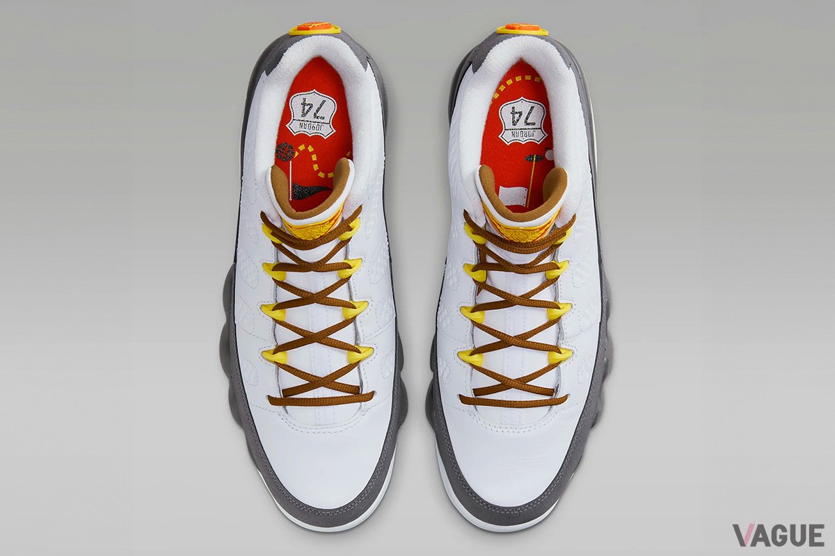 ジョーダン ブランドのゴルフシューズ「エア ジョーダン 9 G NRG」にマイケル・ジョーダンにまつわるデザインがあしらわれた特別な1足が登場