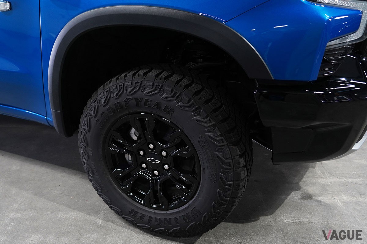 「シボレーファンデイ2024」の会場に参考展示されていたフルサイズピックアップトラック「シルバラード1500 ZR2」