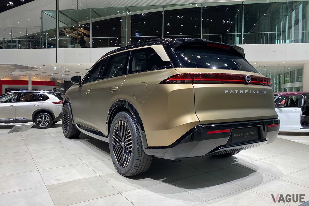 日産グローバル本社ギャラリーで展示中の日産「パスファインダー」