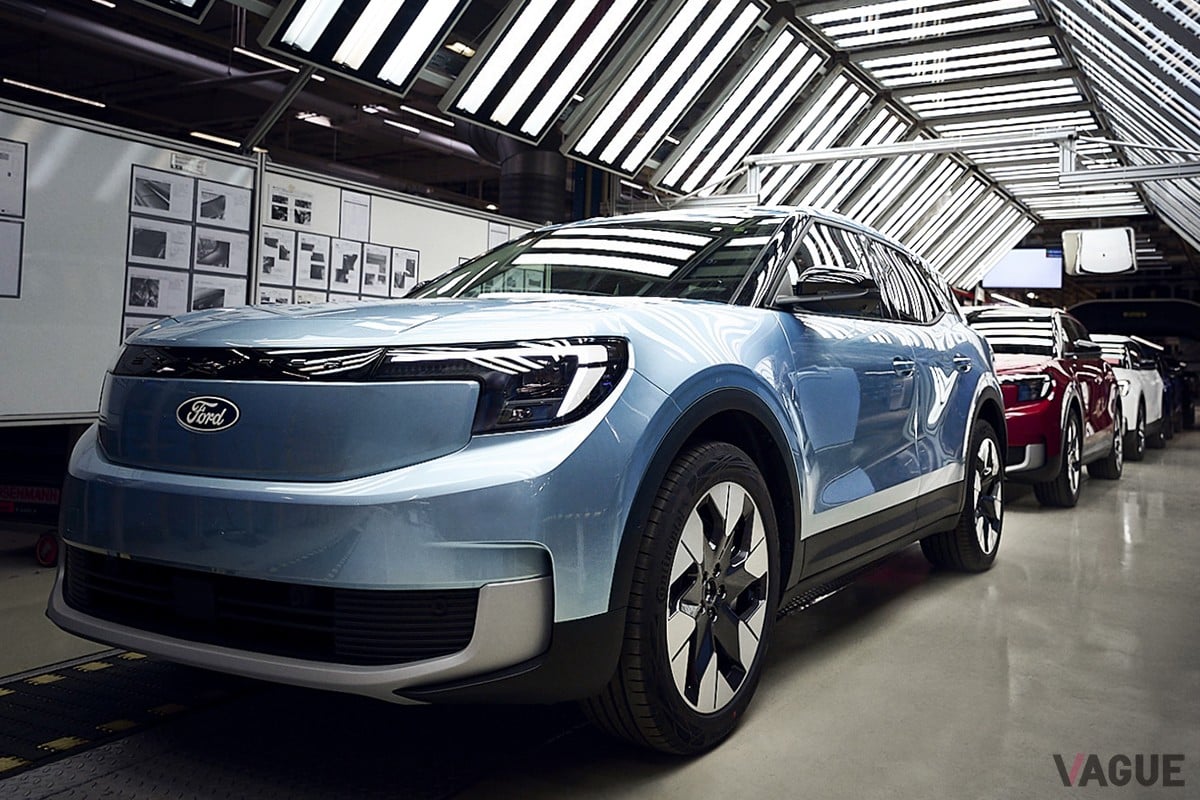ドイツにあるフォード・ケルン工場で生産が開始された新型「エクスプローラーEV」