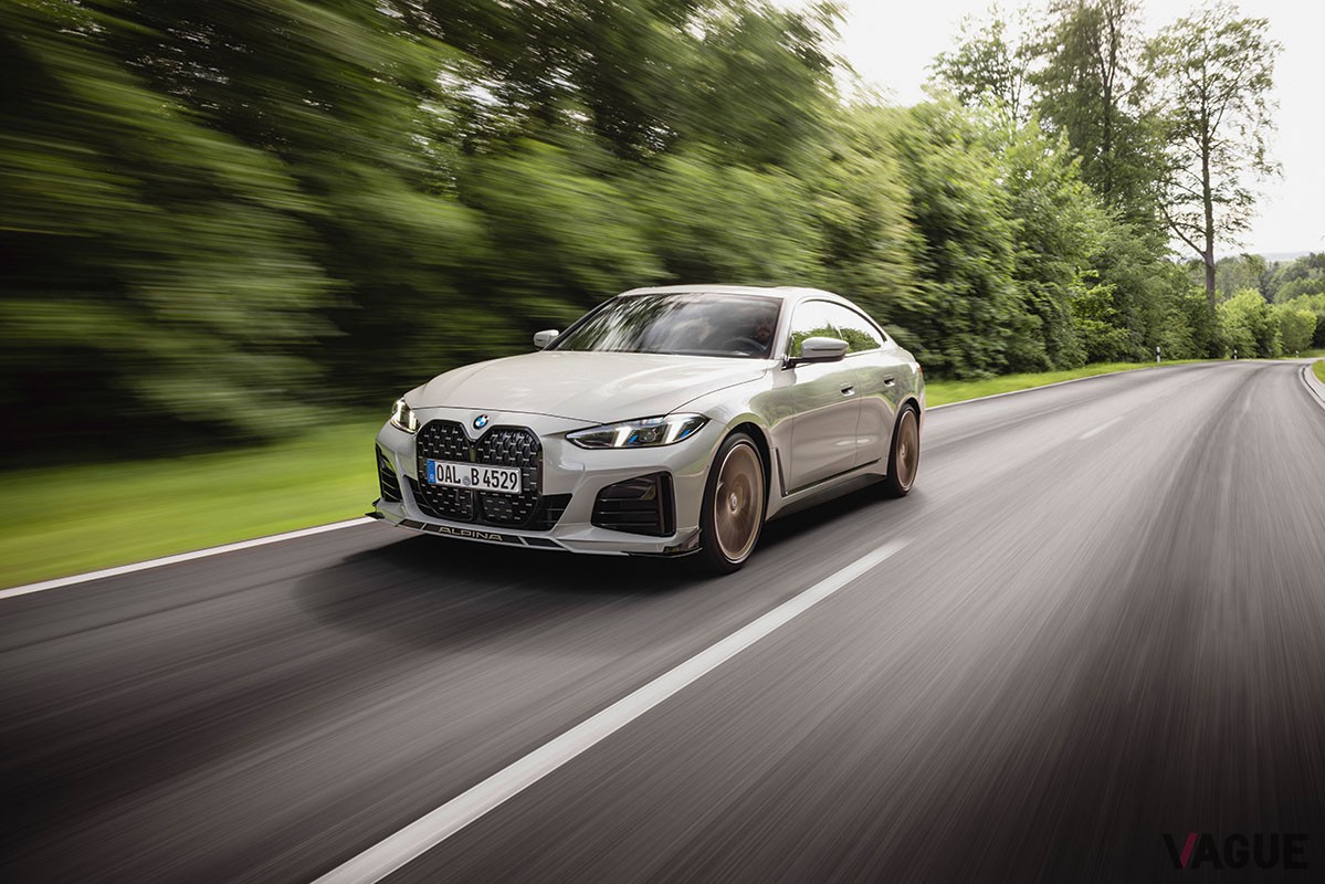 流麗かつ高性能なBMWアルピナ「B4 GTグランクーペ」