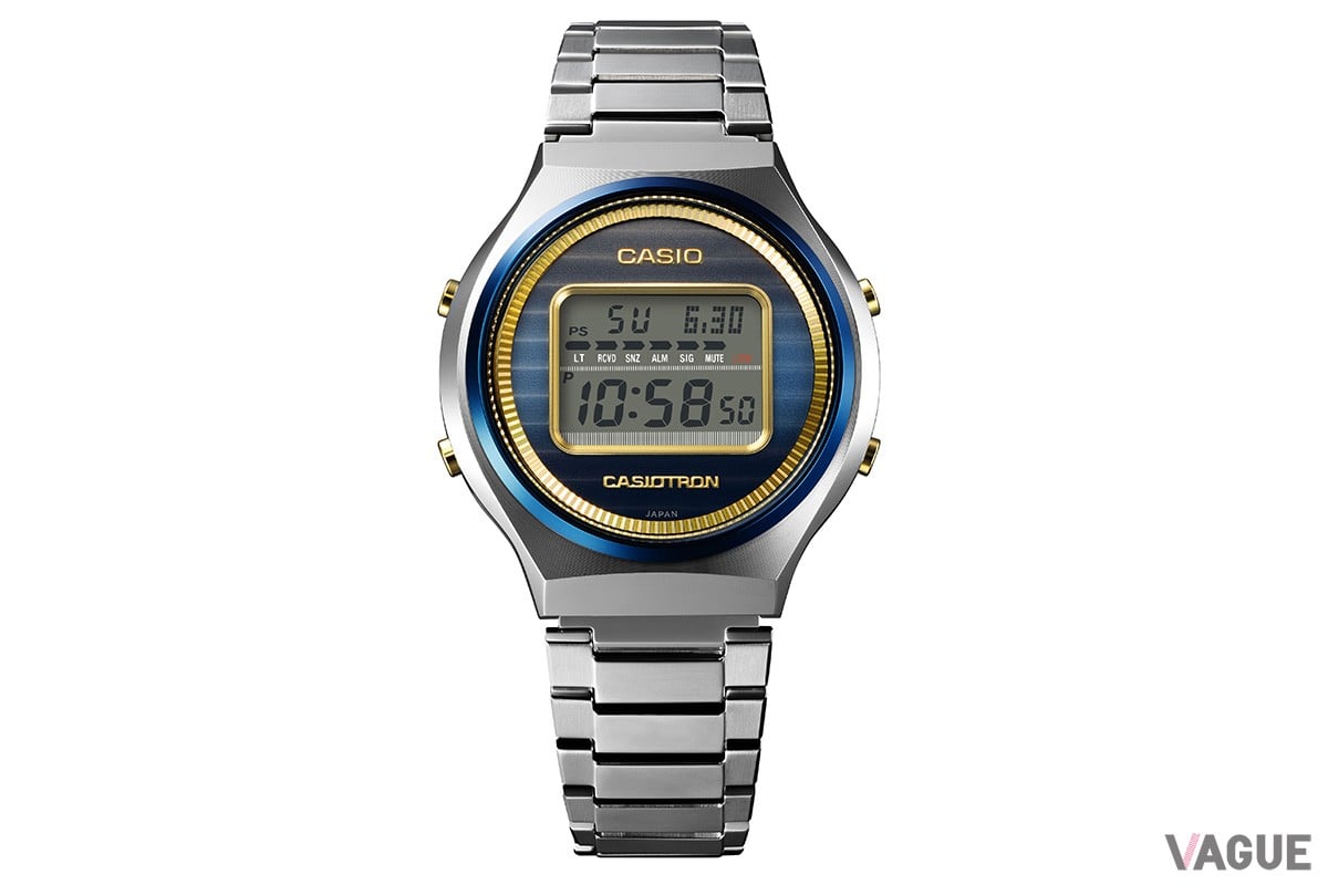カシオの時計の原点となるカシオトロン復刻モデルを「Sky and Sea」カラーに。