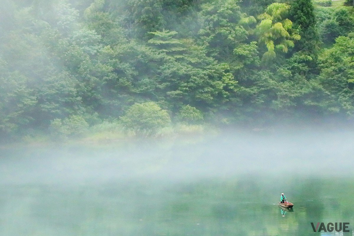 福島県金山町の旧三更地区にある「霧幻峡の渡し」