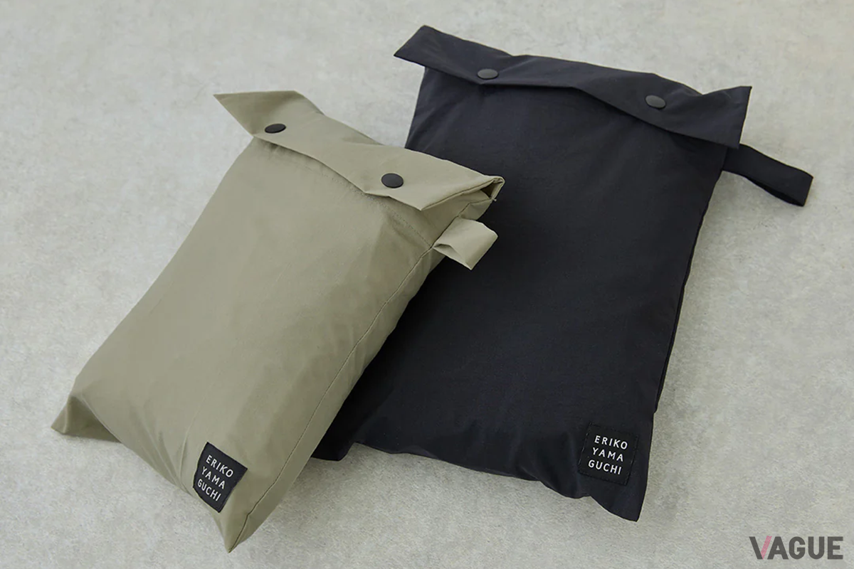 持ち運びに便利な収納袋つき