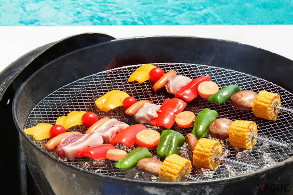 豪華な食材と贅沢なBBQ