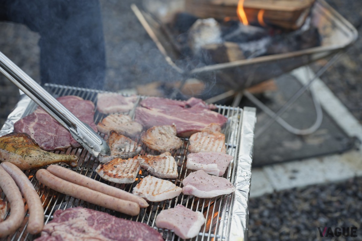 地元の食材をふんだんに使用したBBQ