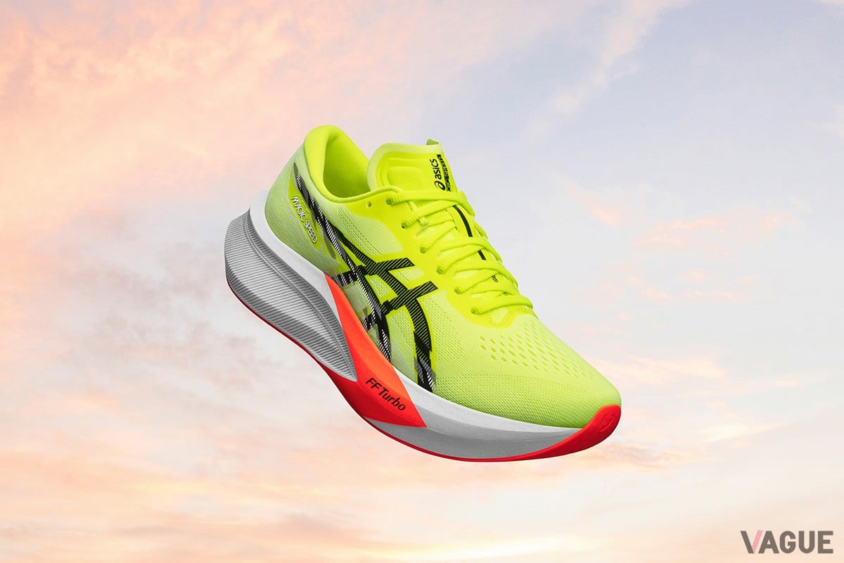マラソンや長距離トレーニングでもより快適に使用できるようクッション性や反発性を追求したアシックス「マジックスピード4」