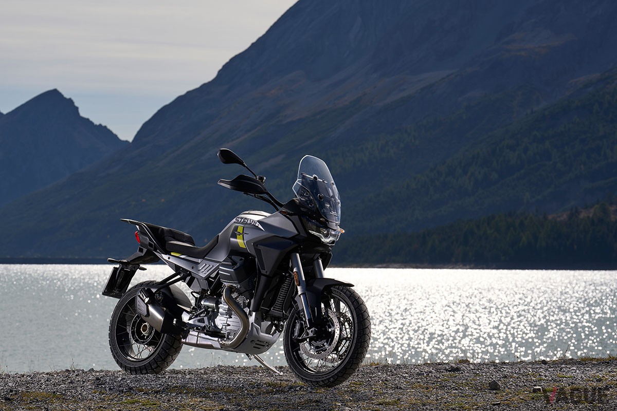 最先端テクノロジーを満載したモト・グッツィのアドベンチャーバイク新型「ステルビオ」