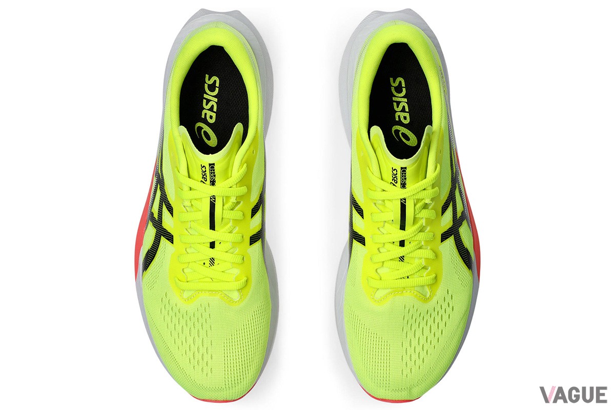 マラソンや長距離トレーニングでもより快適に使用できるようクッション性や反発性を追求したアシックス「マジックスピード4」