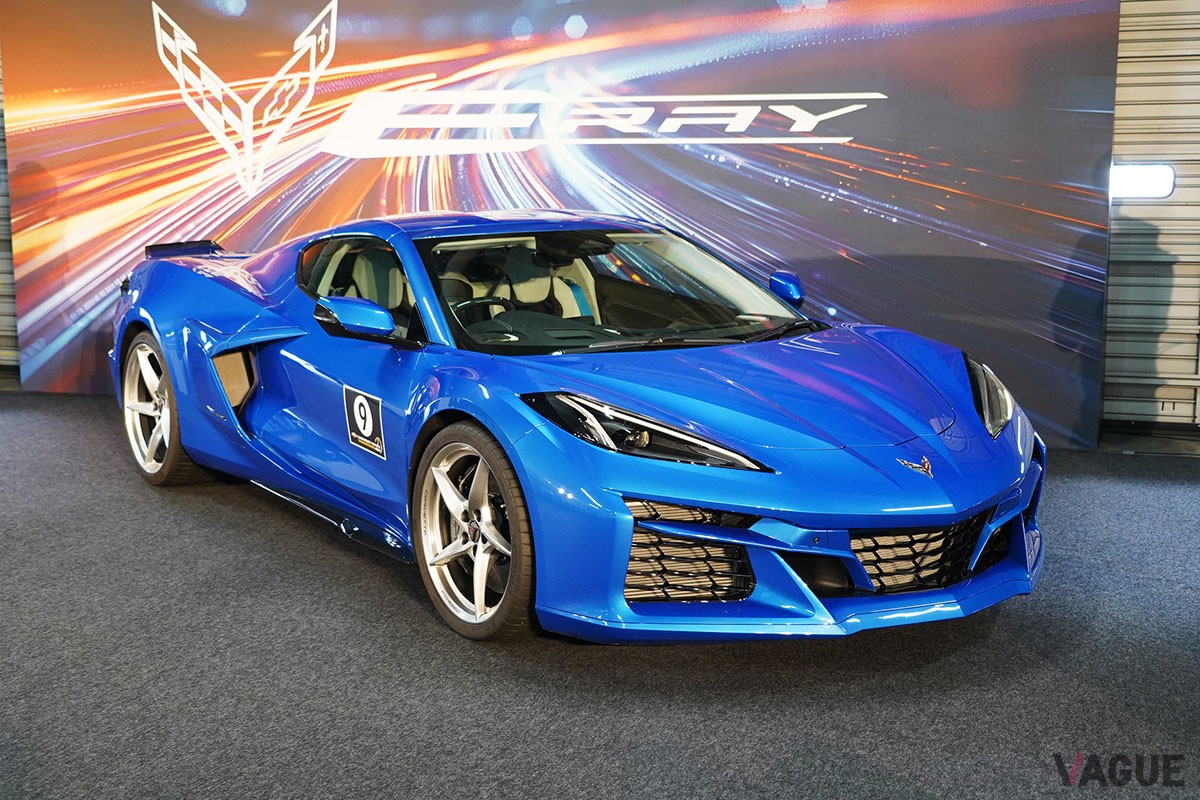2024年6月1日に日本初公開されたコルベット史上初の電動化＆全輪駆動モデル「コルベットE-Ray」