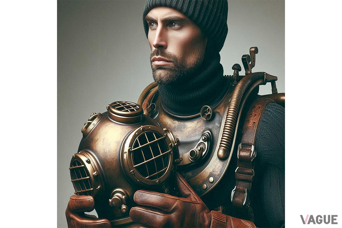 ダイビング黎明期の潜水夫が命を託したブロンズ製潜水ヘルメットにオマージュを捧げています