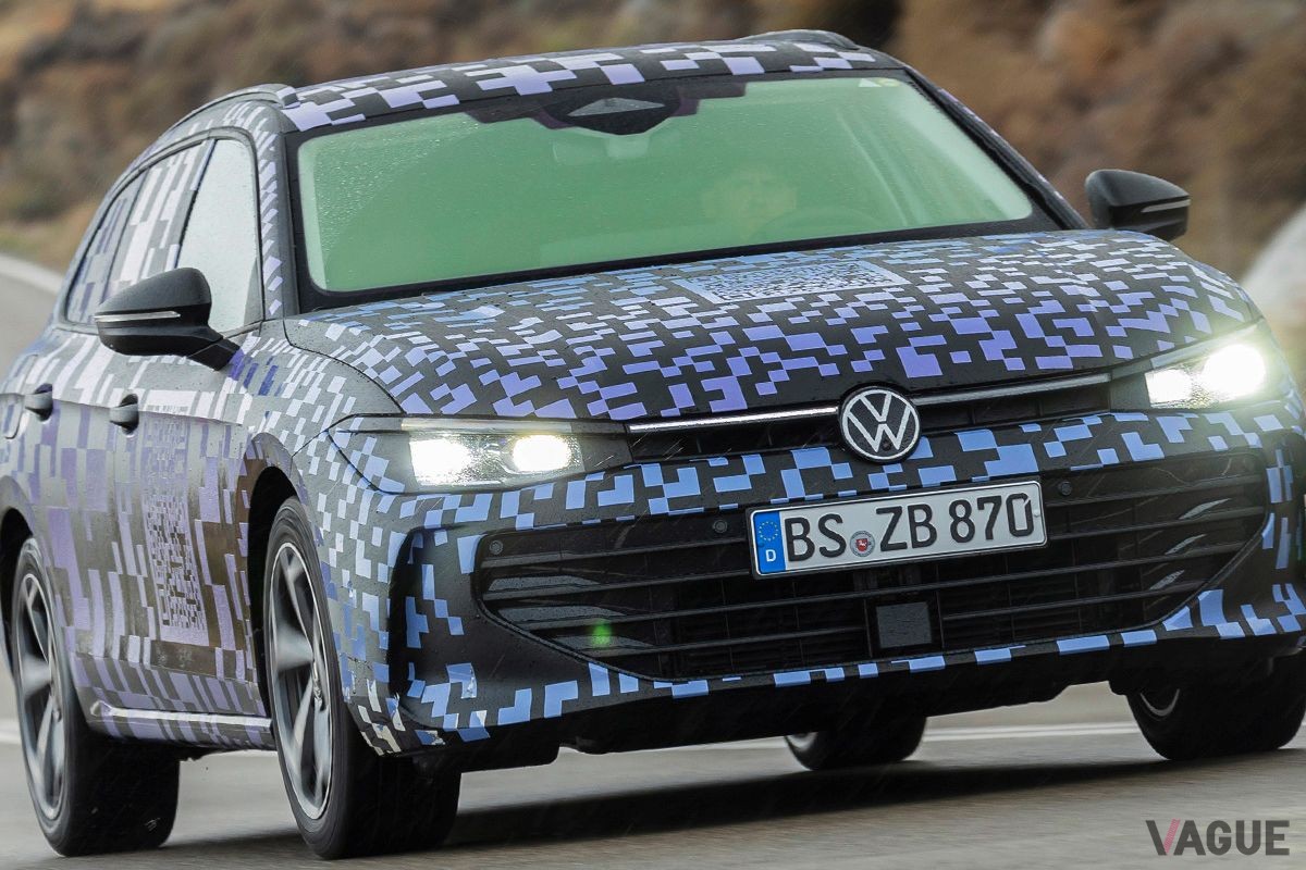 開発テスト中のVW新型「パサートヴァリアント」