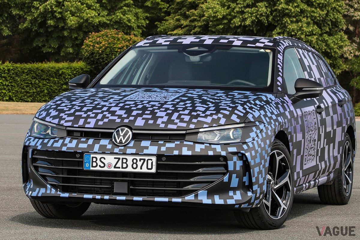 開発テスト中のVW新型「パサートヴァリアント」