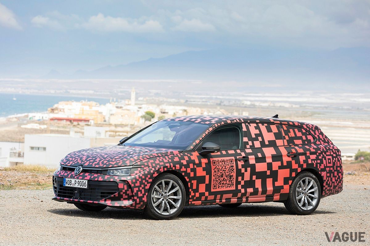 開発テスト中のVW新型「パサートヴァリアント」