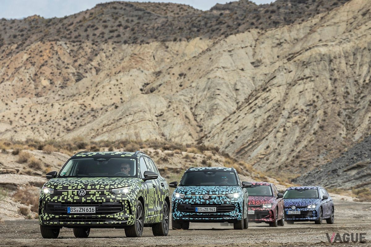 開発テスト中のVW新型「パサートヴァリアント」