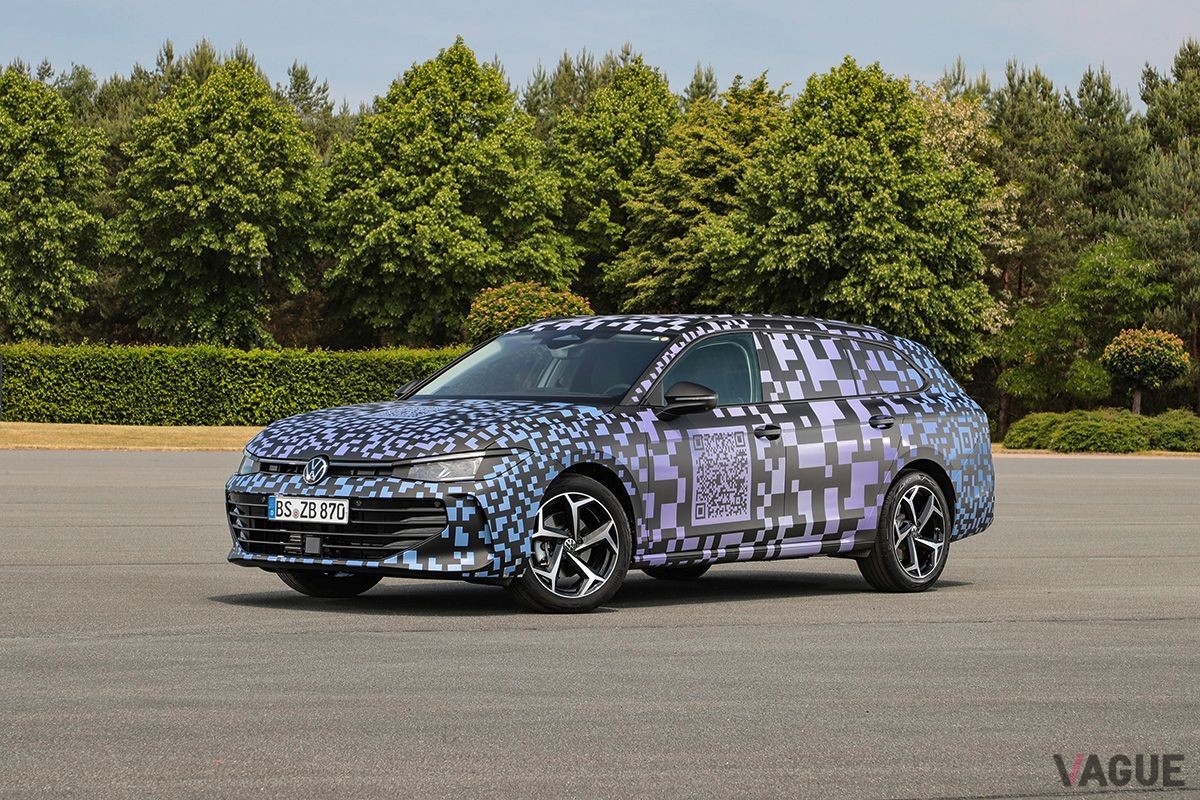 開発テスト中のVW新型「パサートヴァリアント」