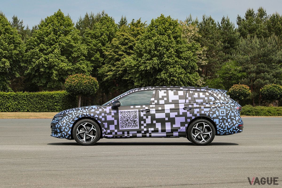 開発テスト中のVW新型「パサートヴァリアント」