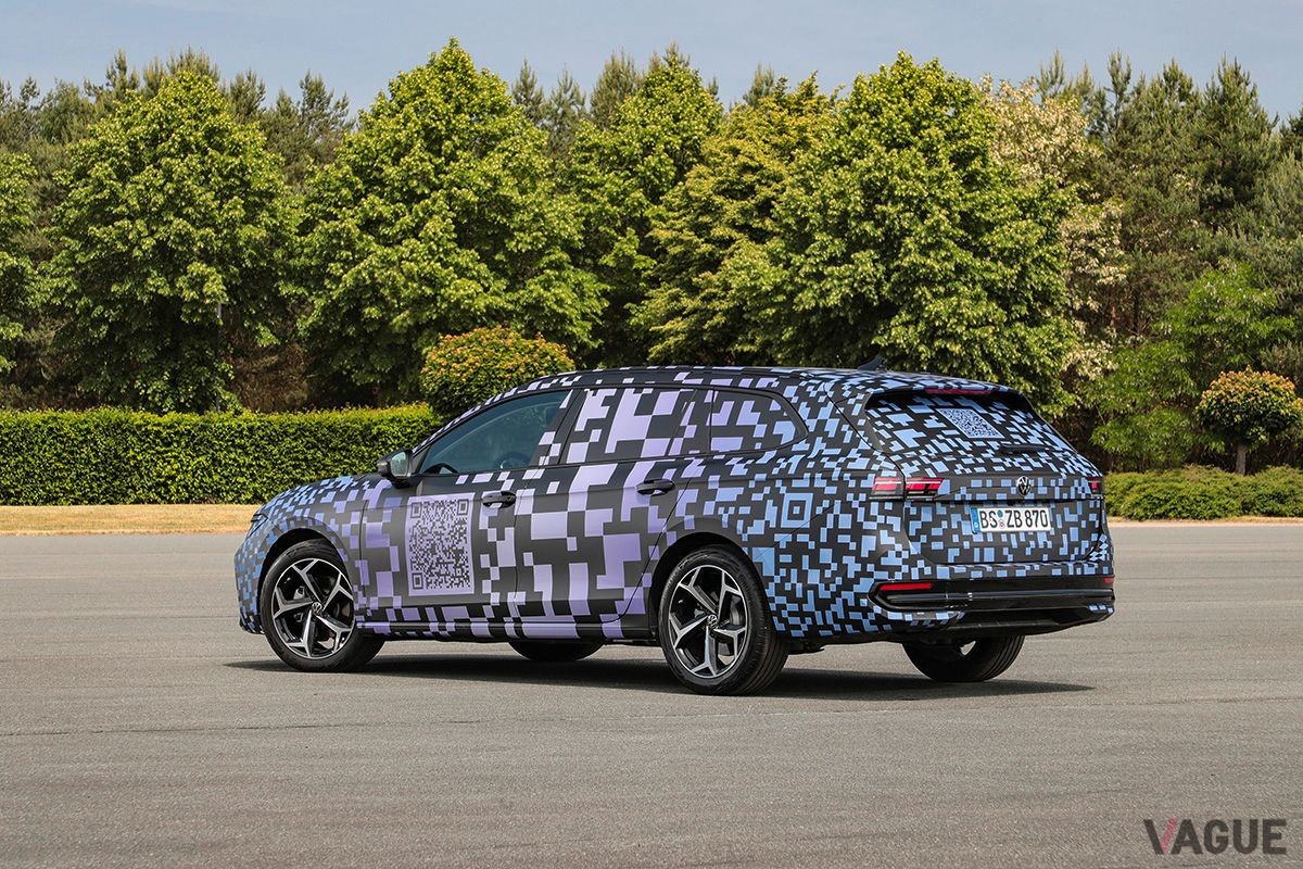 開発テスト中のVW新型「パサートヴァリアント」