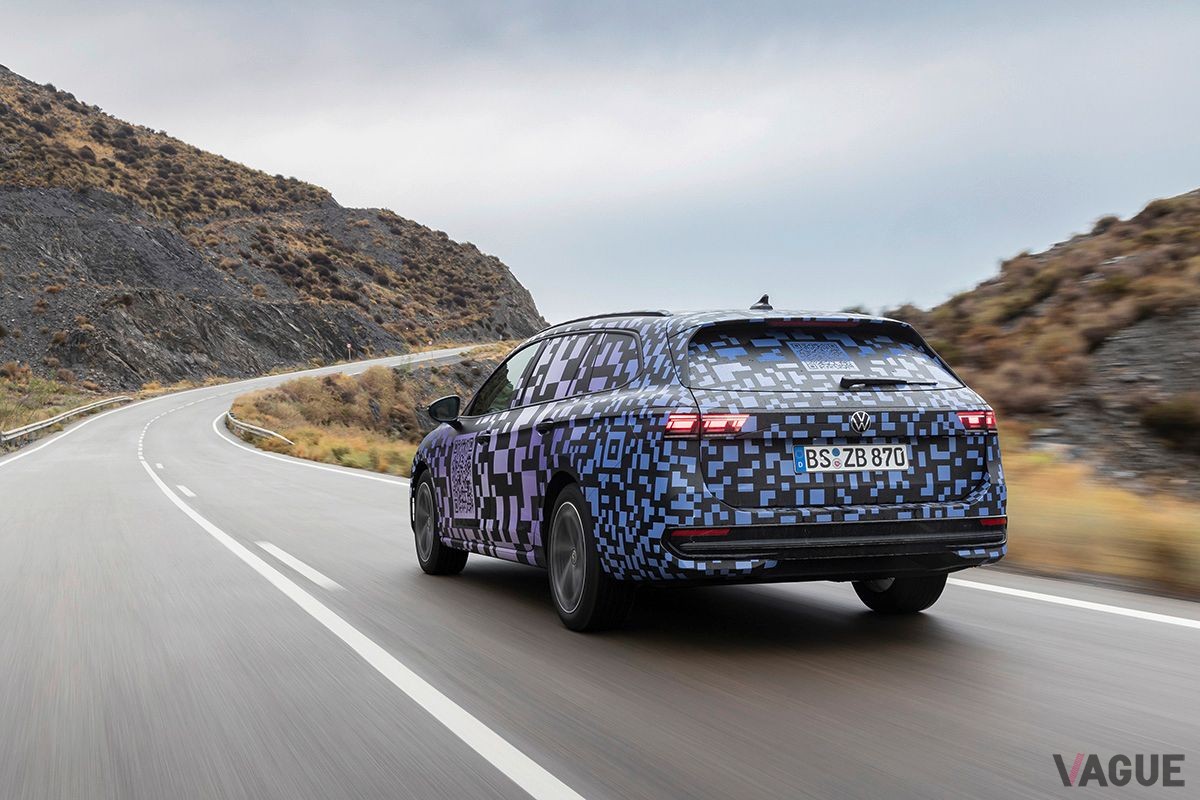開発テスト中のVW新型「パサートヴァリアント」
