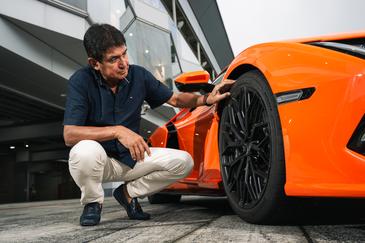ブリヂストン「POTENZA SPORT」は、スーパーカーを生み出すランボルギーニと“世界を知っている”元F1ドライバーの鈴木亜久里氏をも魅了する