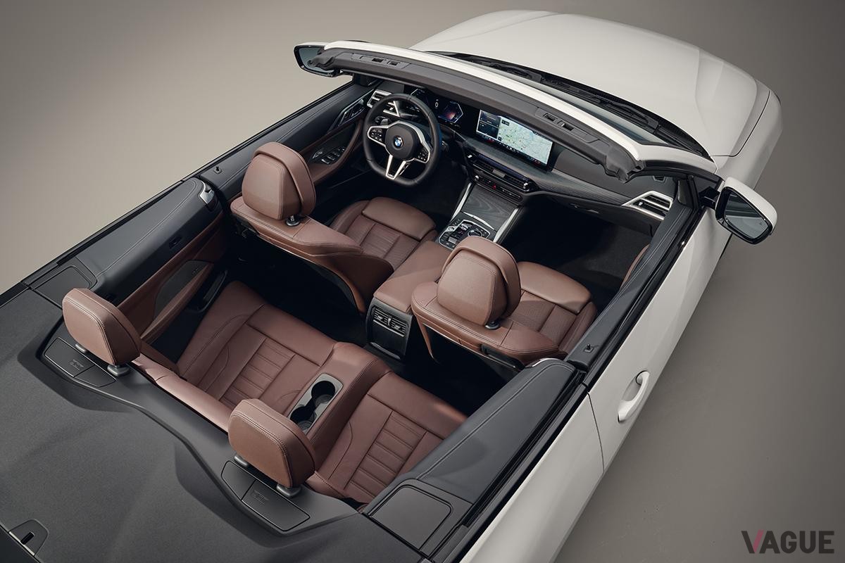 BMW改良新型「4シリーズカブリオレ」のインテリア