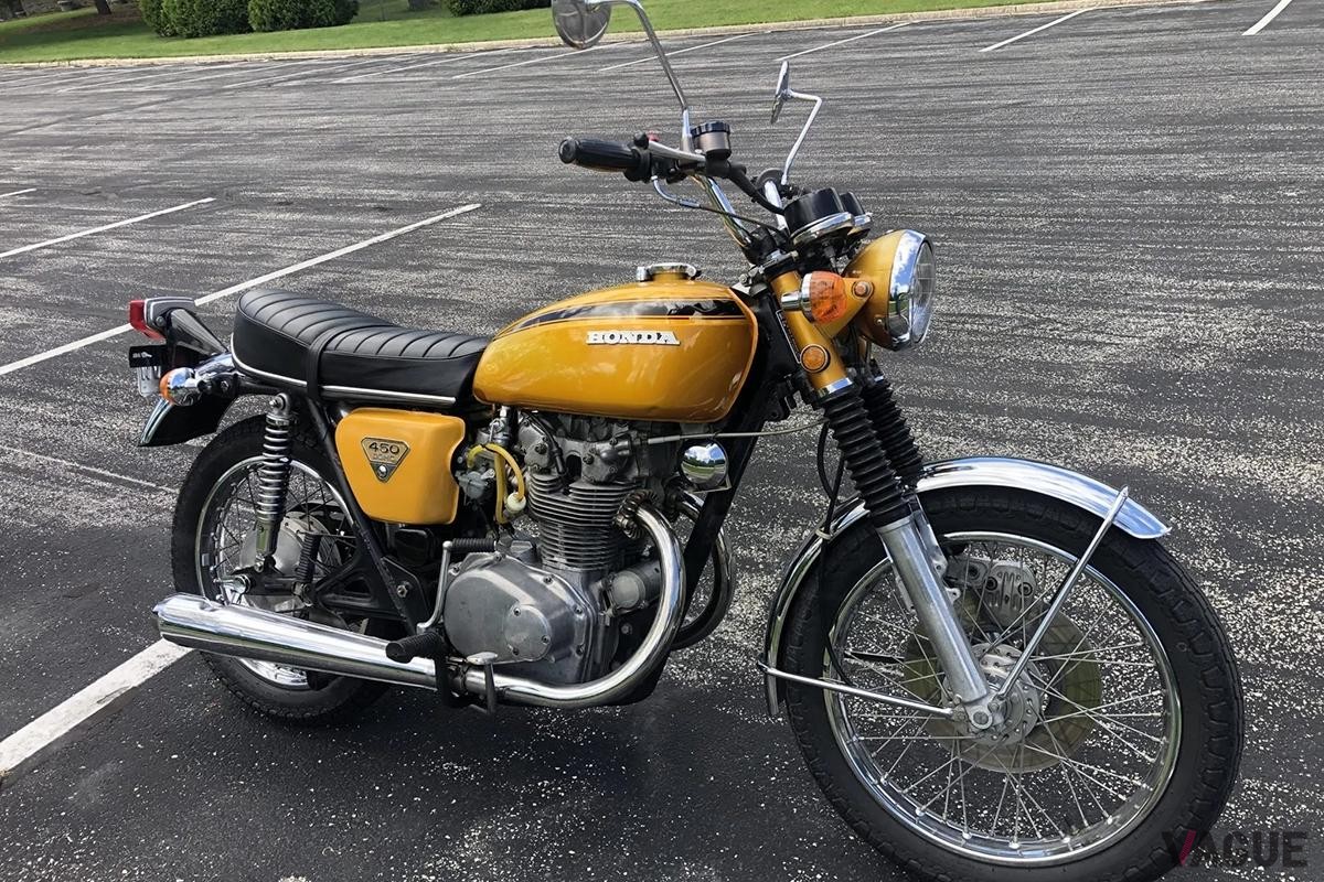 米国オークションに登場した1970年式ホンダ「ドリームCB450」