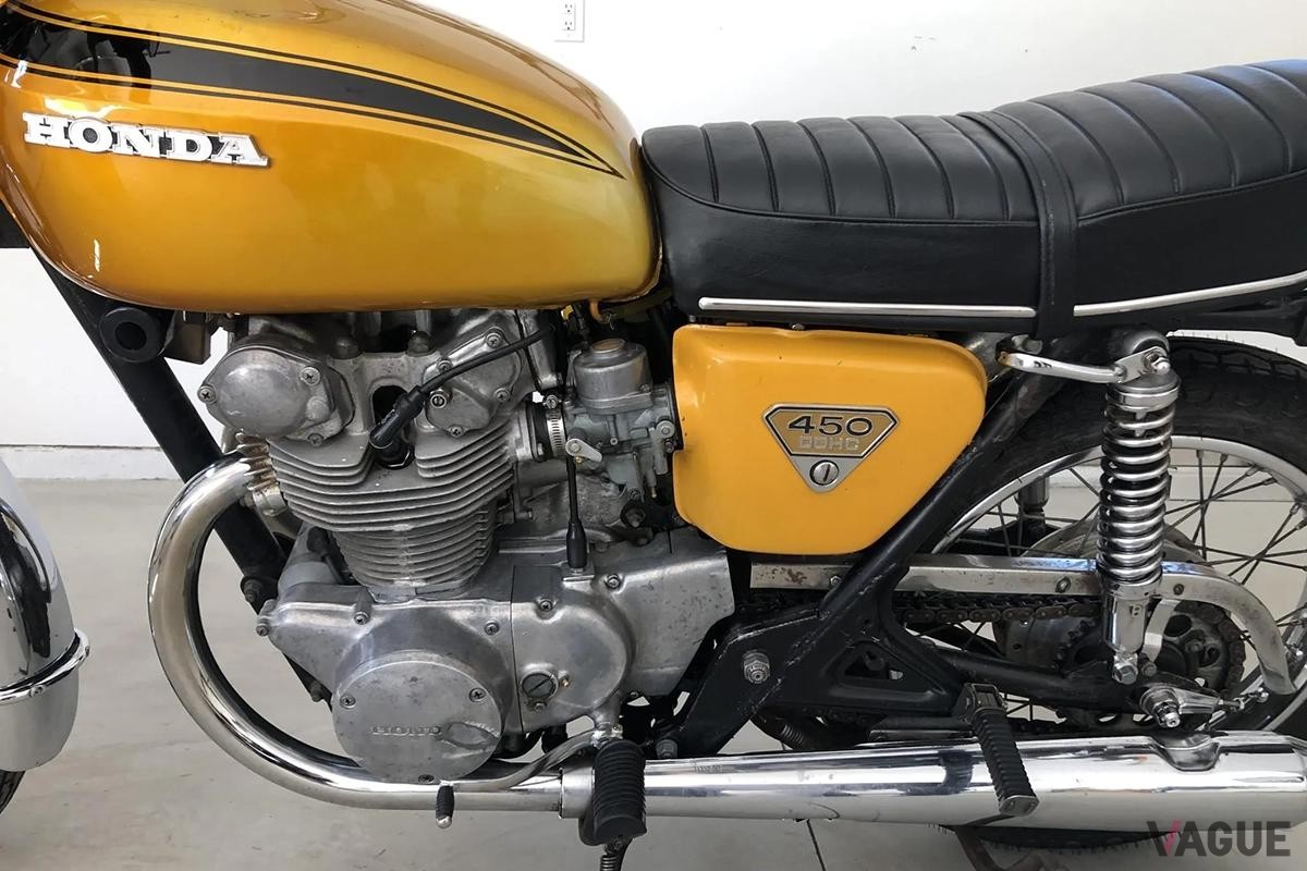 米国オークションに登場した1970年式ホンダ「ドリームCB450」