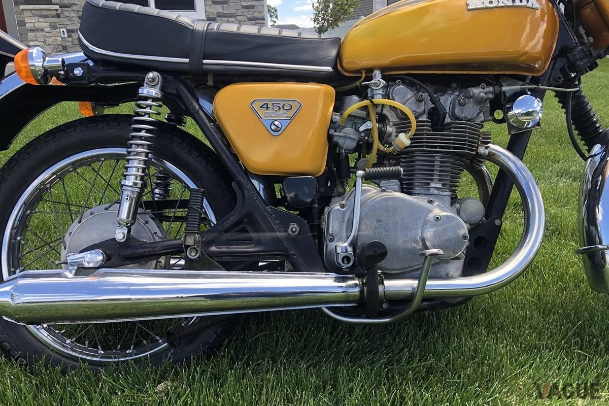 米国オークションに登場した1970年式ホンダ「ドリームCB450」
