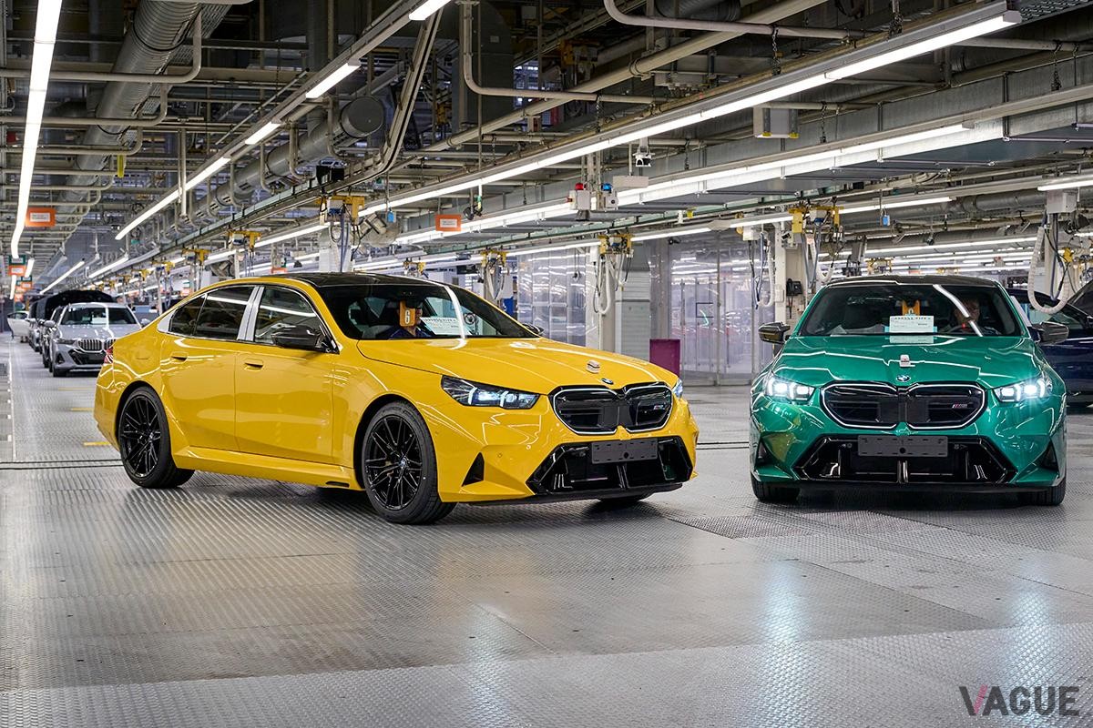 独ディンゴルフィング工場で生産が開始されたBMW新型「M5」