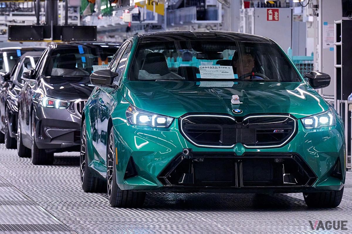 独ディンゴルフィング工場で生産が開始されたBMW新型「M5」