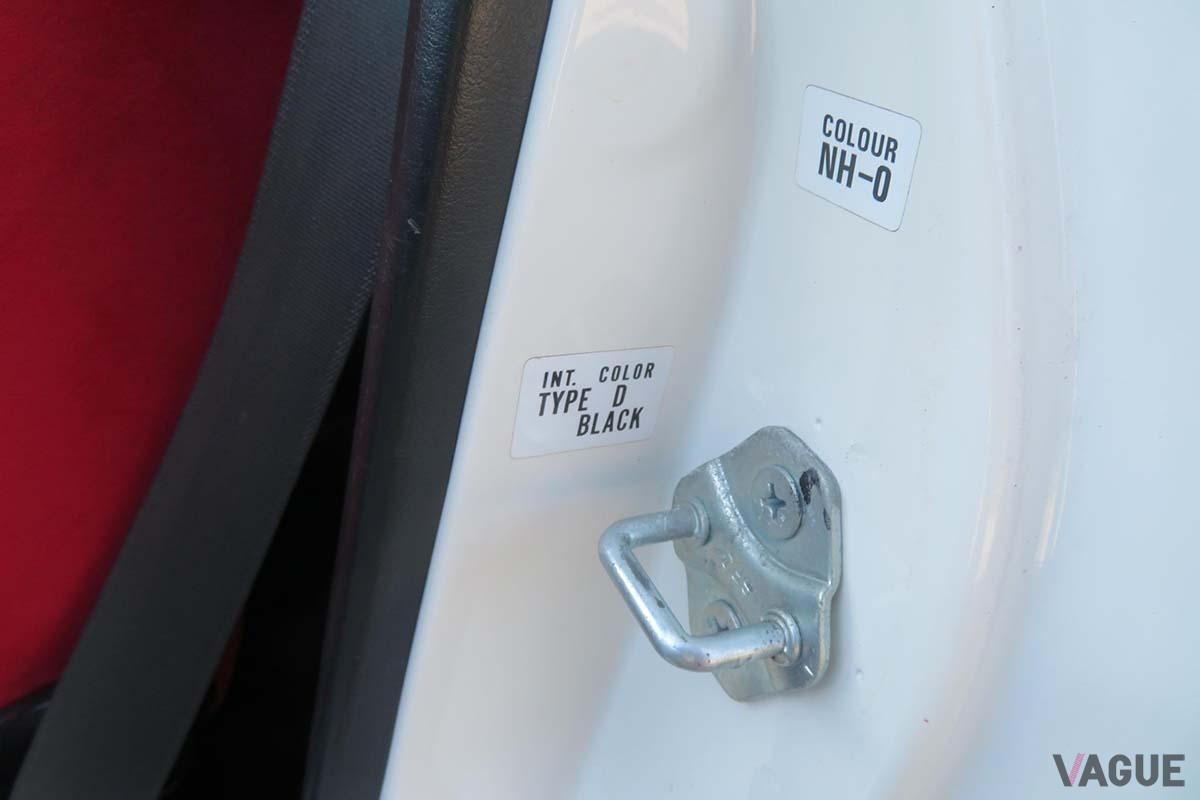 米国オークションに登場した1996年式ホンダ「インテグラ・タイプR」のインテリア