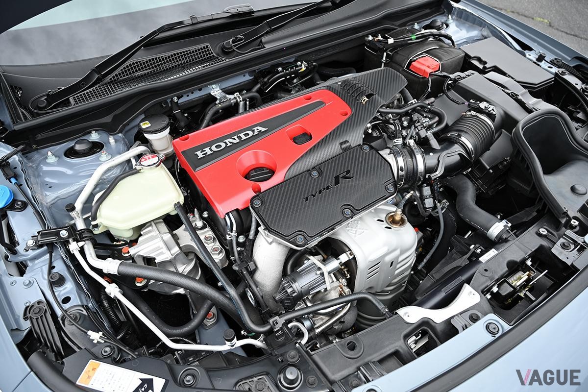 2022年9月に登場したホンダ新型「シビック タイプR」のエンジン