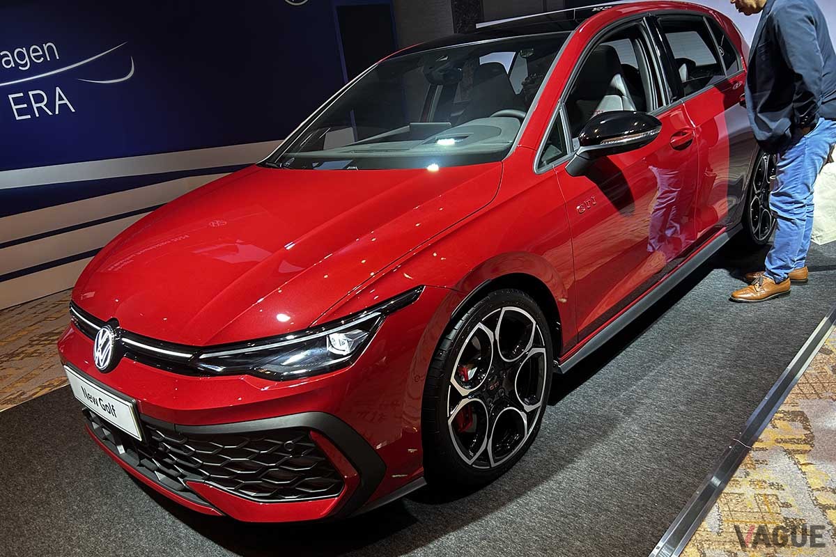 日本で発表されたVW改良新型「ゴルフ」（写真はゴルフGTI）