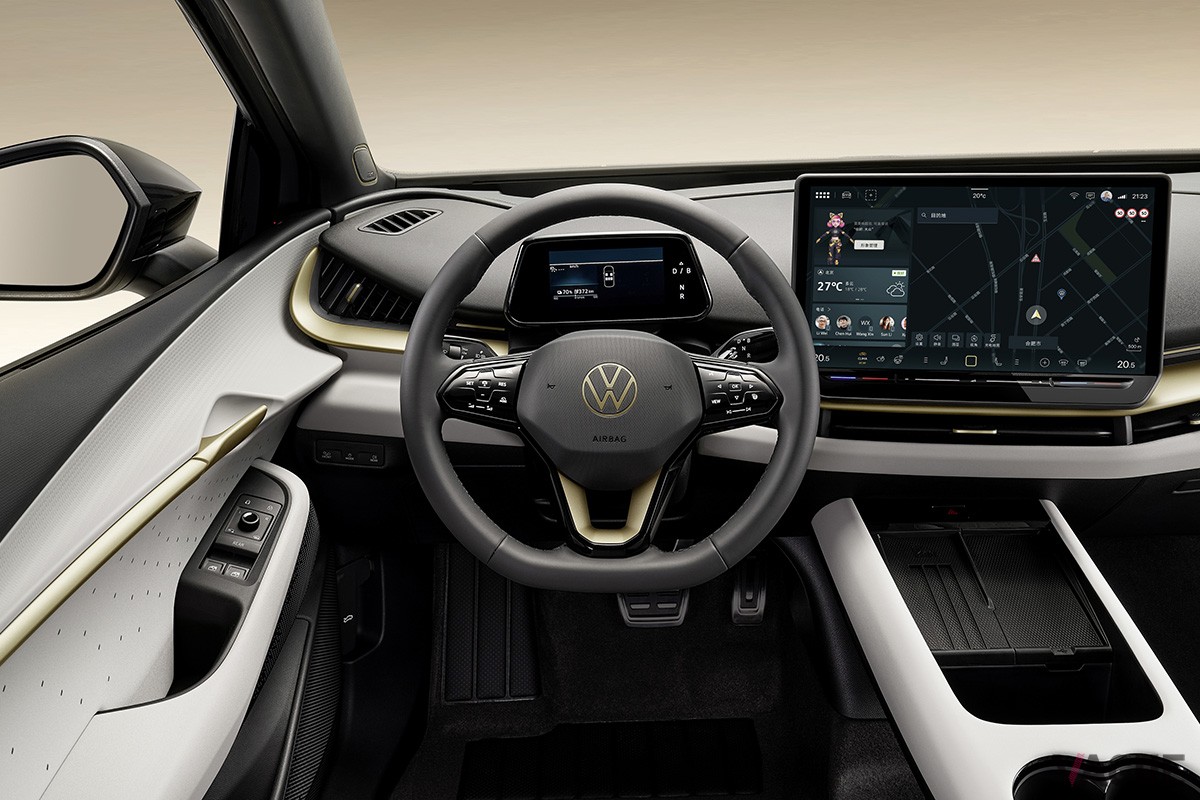 世界初公開されたVW新型「ID.ユニックス」のインテリア