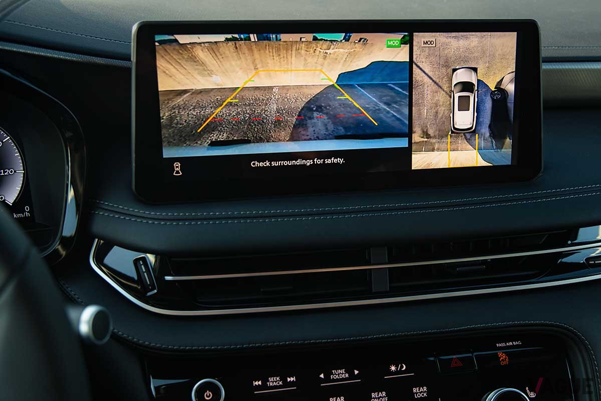 北米市場で発表された、インフィニティ「QX60」2024年モデルのインテリア