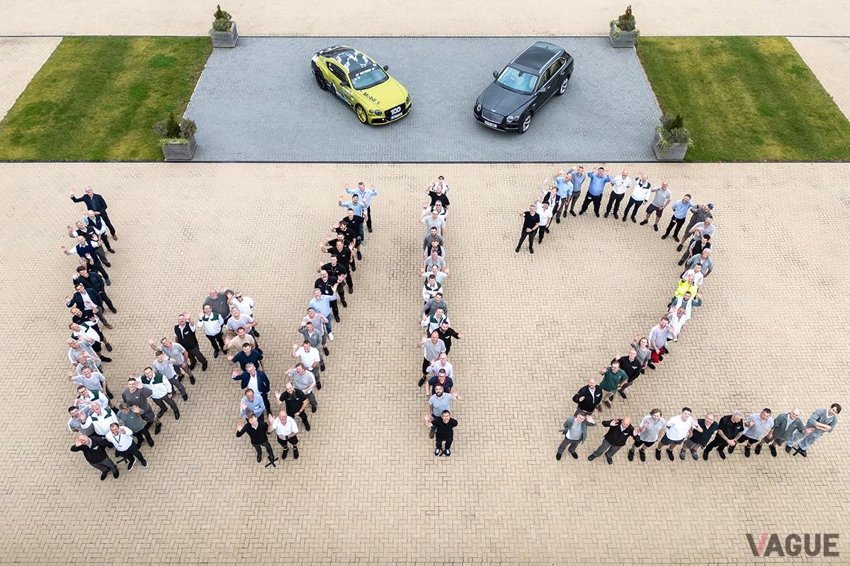 W12エンジン生産終了のイベントの様子