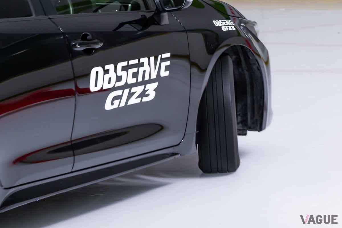 東大和スケートセンターで開催された、トーヨータイヤの新スタッドレスタイヤ「オブザーブGIZ3」試走会の様子