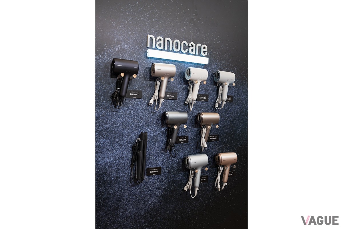 2024年秋はスタンダードモデル以下もラインナップを刷新。上段、高浸透ナノイー搭載の「EH-NA0J」はカラバリを拡充。中下段「EH-NA9M」「EH-NA7M」は手の届きやすい価格のエントリー＆スタンダードモデル。ヘアアイロン「EH-HN50」も登場する