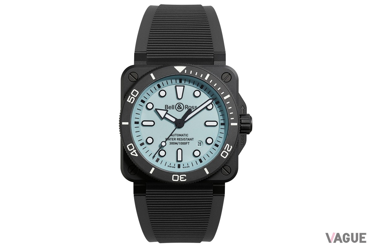 「ベル＆ロス BR03 DIVER FULL LUM」（品番：BR03A-D-LM-CE/SRB　82万5000円、消費税込）