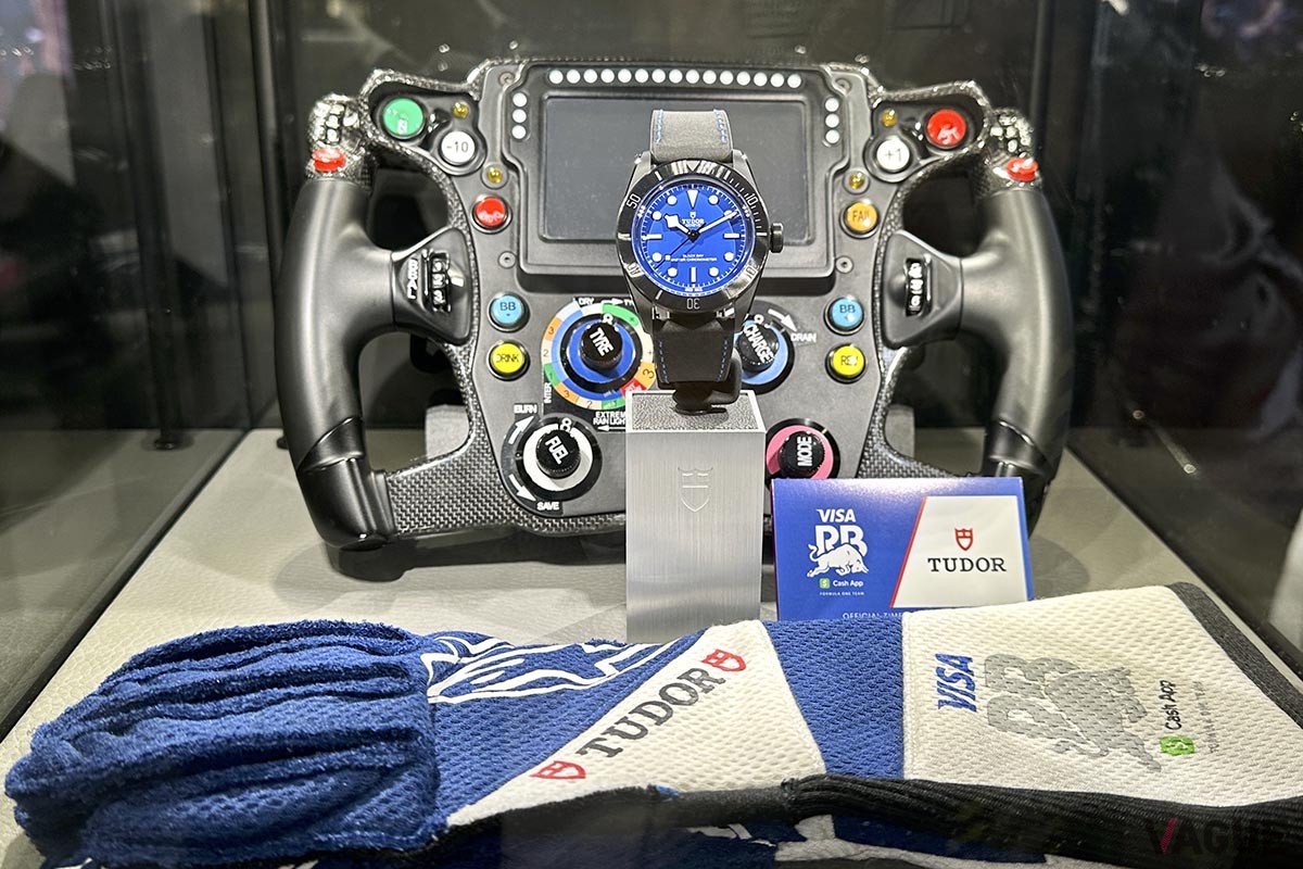 2024年4月12日、ジュネーブで開催されていた「WATCHES AND WONDERS GENEVA 2024」の「チューダー」ブースで撮影。©Yasuhito Shibuya 2024