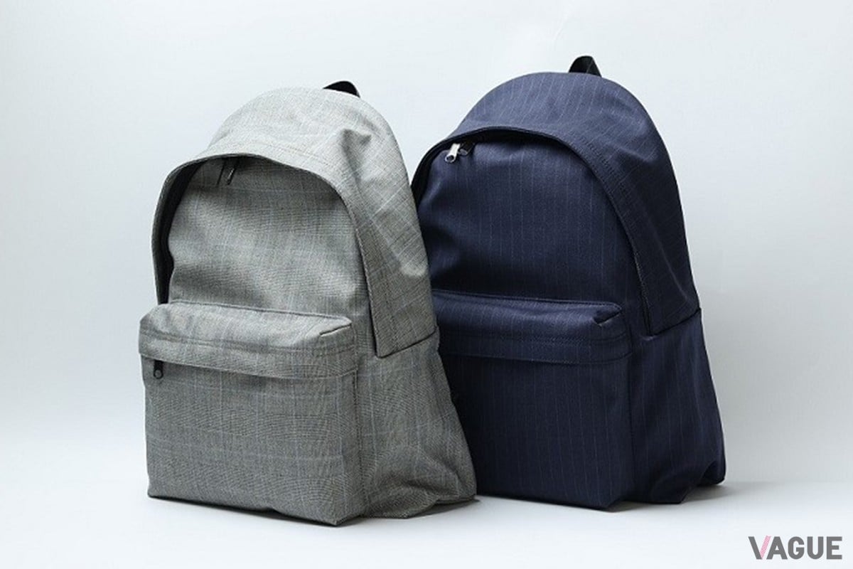 c0miのスーツ生地のリュック スーツ生地でできた「バックパック」!? オーダーメイドスーツを仕立て