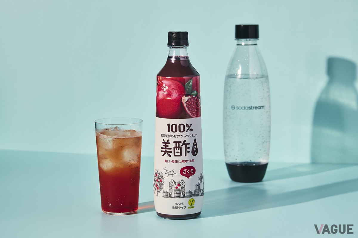 韓国で人気の「美酢（みちょ）」を炭酸水で割る鉄板の組み合わせ
