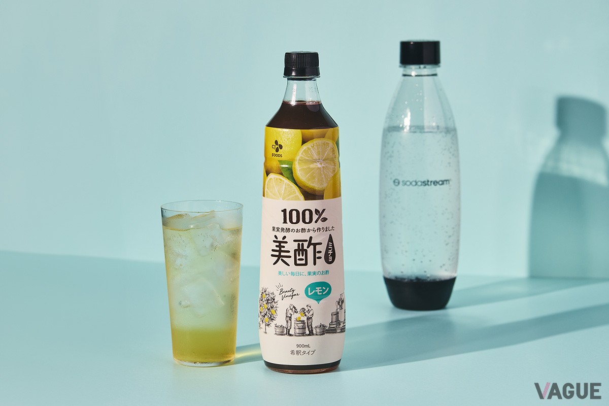 韓国で人気の「美酢（みちょ）」を炭酸水で割る鉄板の組み合わせ