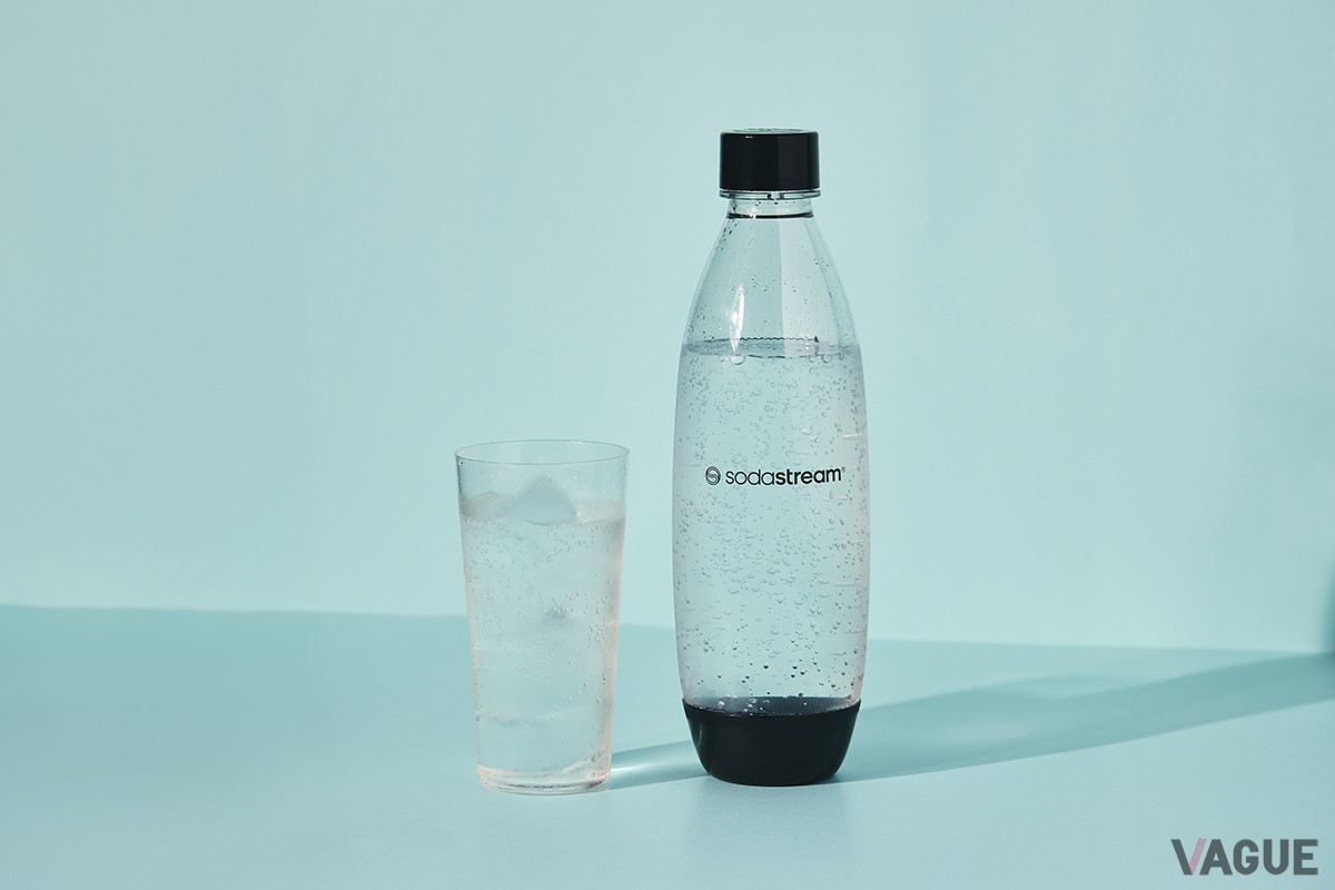 さまざまな健康効果も期待されるという炭酸水。もちろんストレートでも