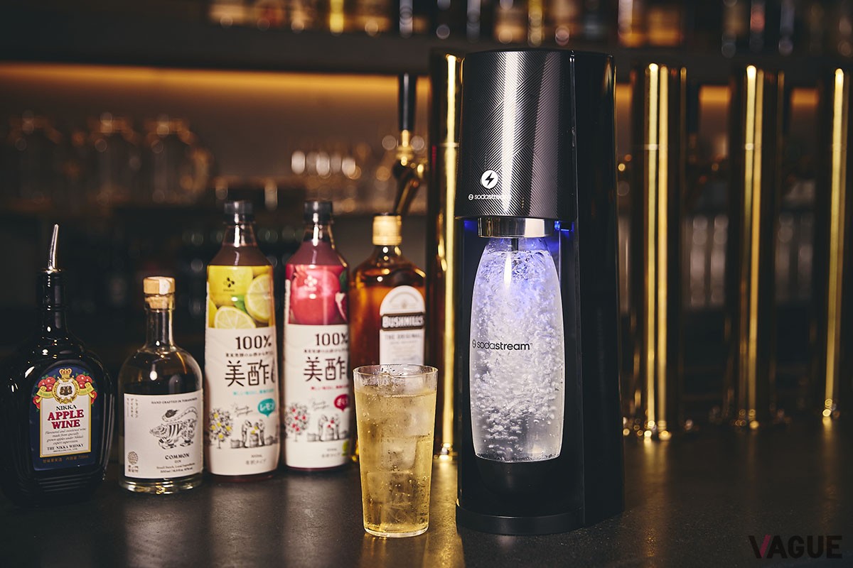 期間限定店舗ではソーダストリーム「E-TERRA」を展示&ドリンクを販売。購入を検討中の人も訪れてみては